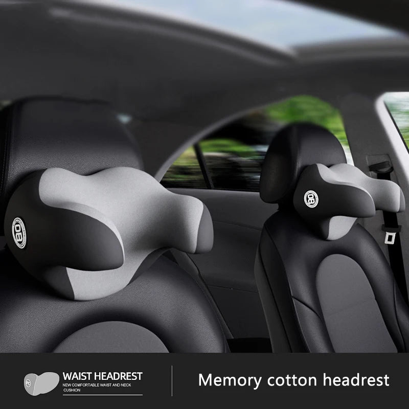 Oreiller de voiture a memoire de forme( reduction du stress) /// Shape memory car pillow ( Stress reduction)