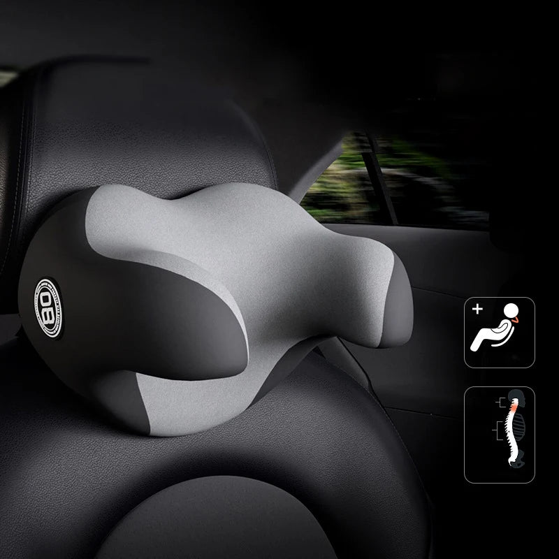 Oreiller de voiture a memoire de forme( reduction du stress) /// Shape memory car pillow ( Stress reduction)