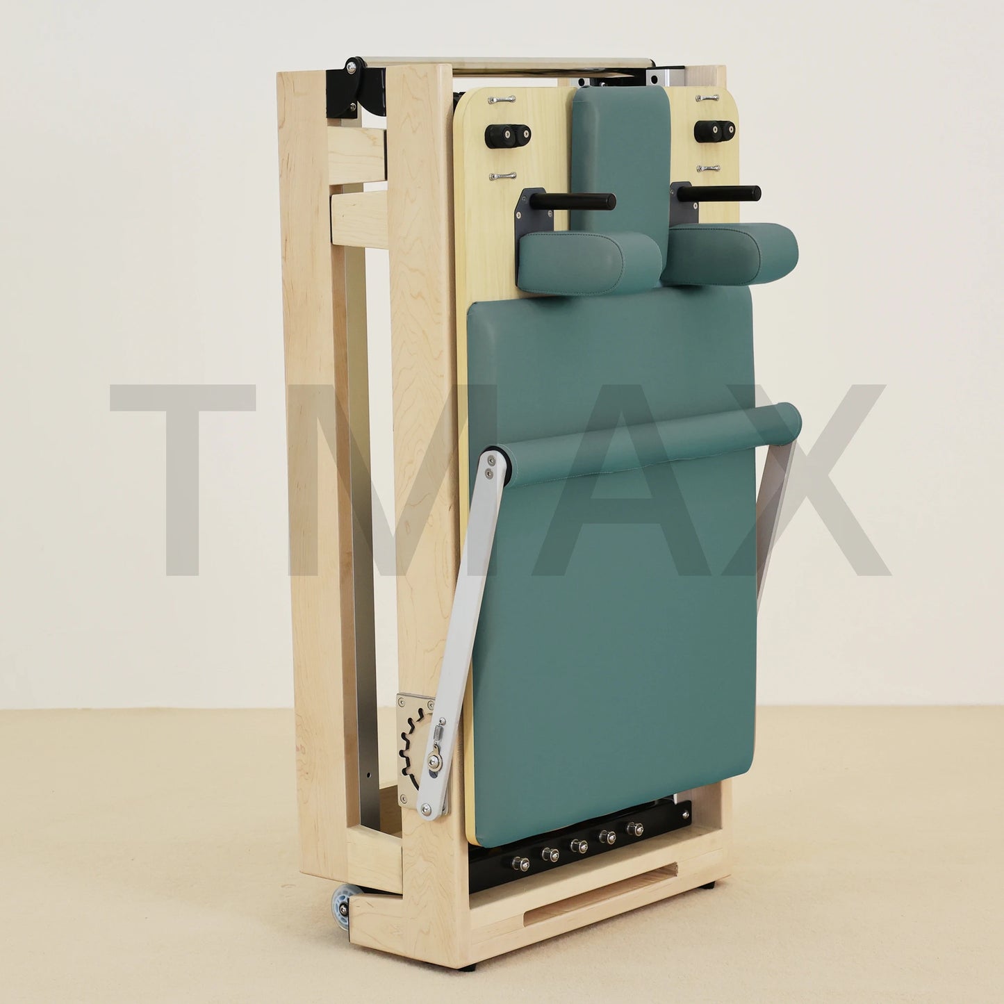 Machine multi usage en bois, pliable. Pilate  ///   Multi-purpose wooden machine, foldable.  Pilates