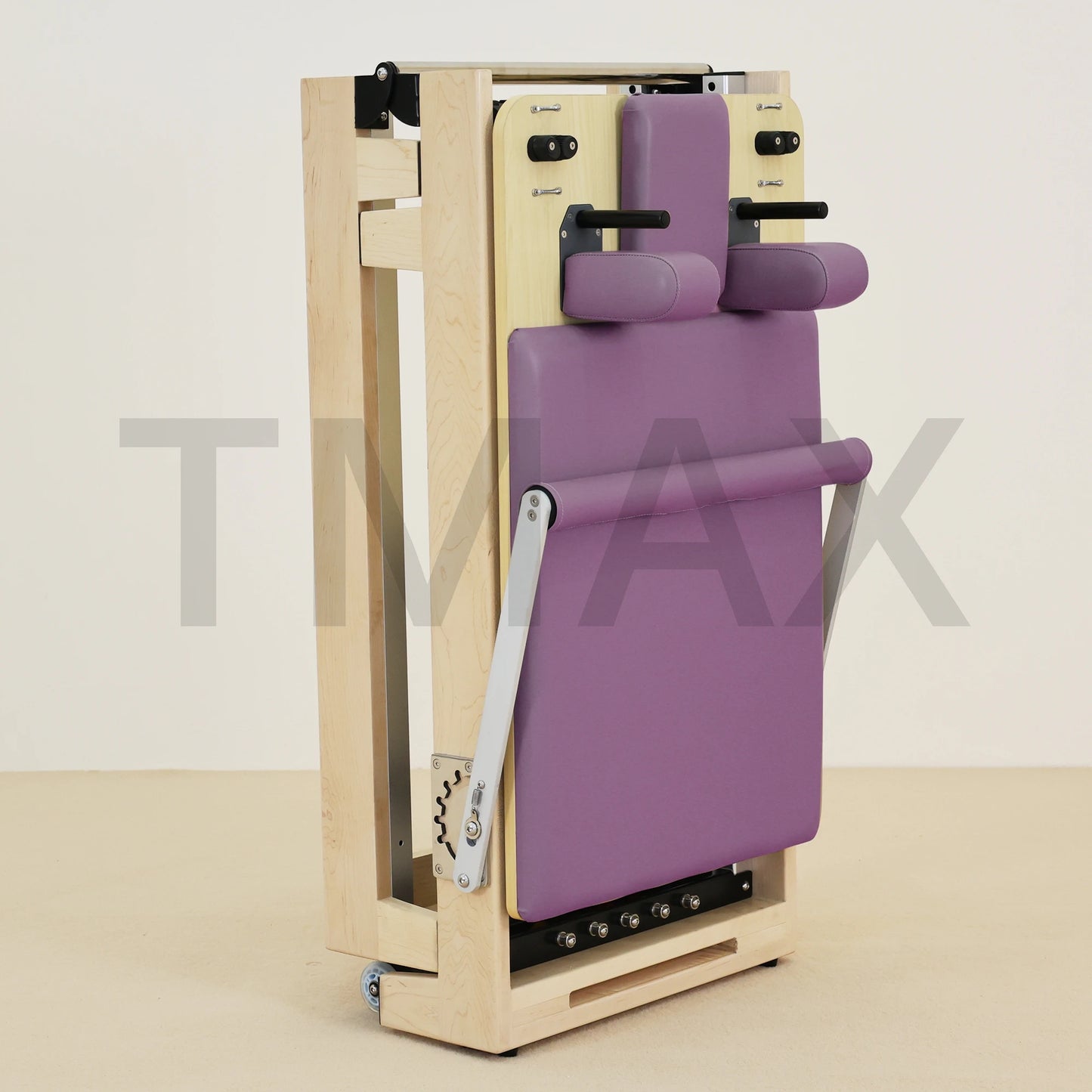 Machine multi usage en bois, pliable. Pilate  ///   Multi-purpose wooden machine, foldable.  Pilates