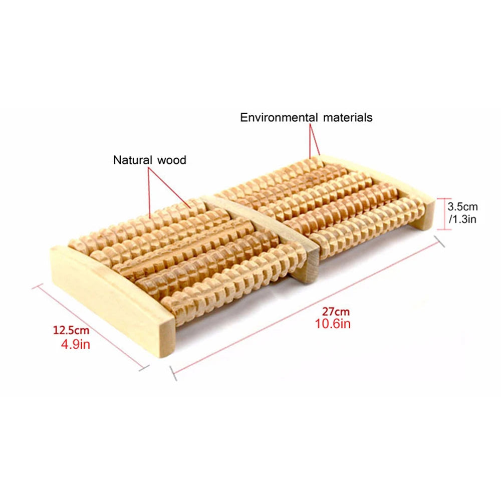 Outils de massage en bois pour les pieds.   ///   Wooden massage tool for feets