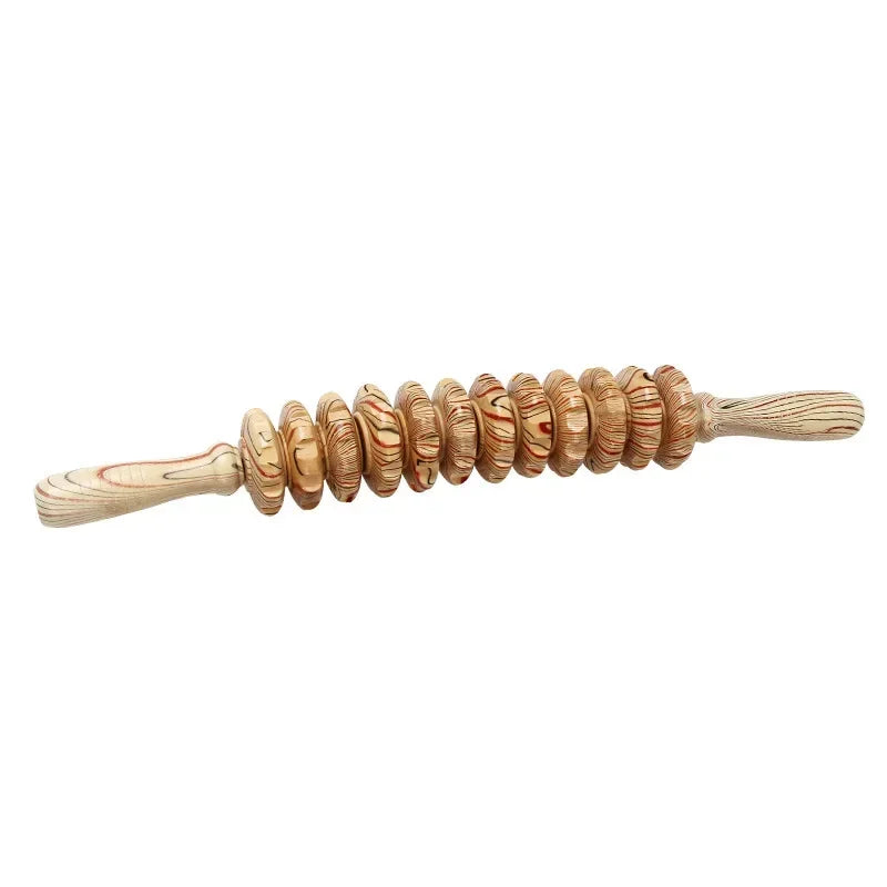 Outils de massage en bois manuel type rouleaux.   ///   Wooden Massage Tools