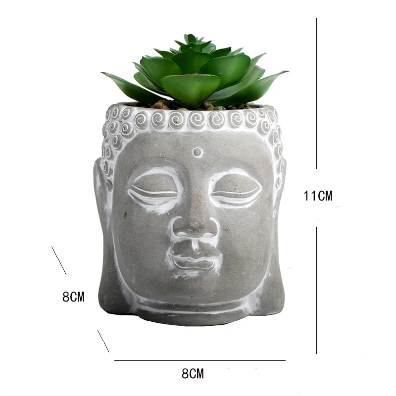 Decorations Buddha pour petites plantes intérieures ou extérieures.  ///   Buddha decorations for indoor or outdoor little plants