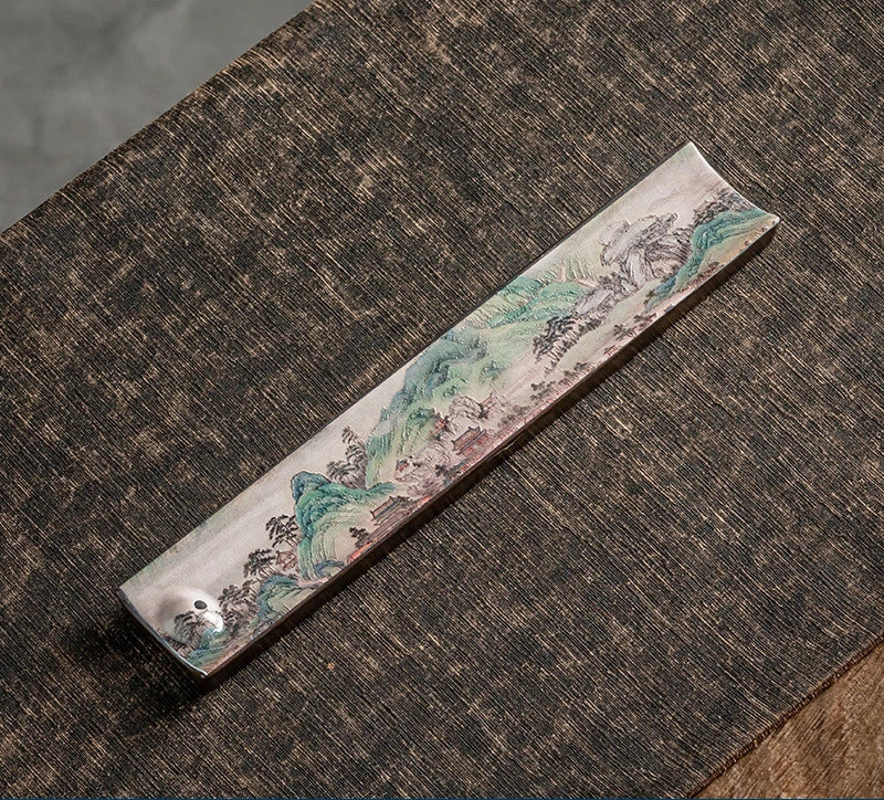 Porte encens en céramique.   ///   Ceramic incense base