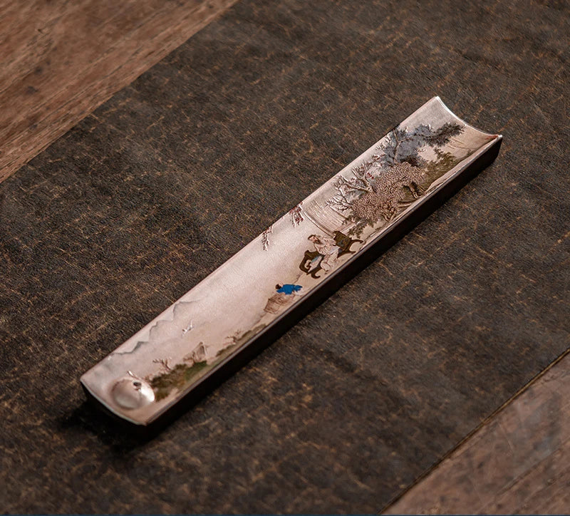 Porte encens en céramique.   ///   Ceramic incense base