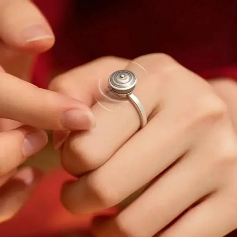Anneau Anti-stress Style Retro.    ///   Traditional Anxiety Relief Ring (Adjustable)