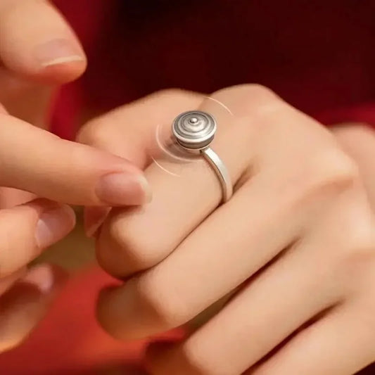 Anneau Anti-stress Style Retro.    ///   Traditional Anxiety Relief Ring (Adjustable)