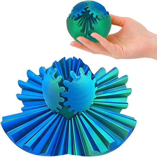 Balle 3D anti stress en plastique dur ///  Hard 3D anti-stress ball