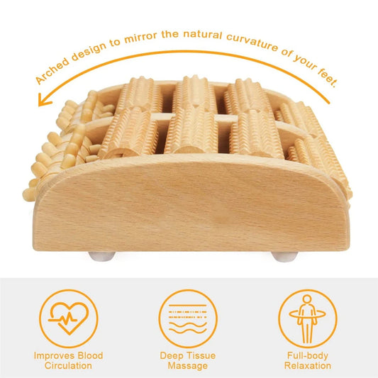 Outils de massage en bois pour les pieds.   ///   Wooden massage tool for feets