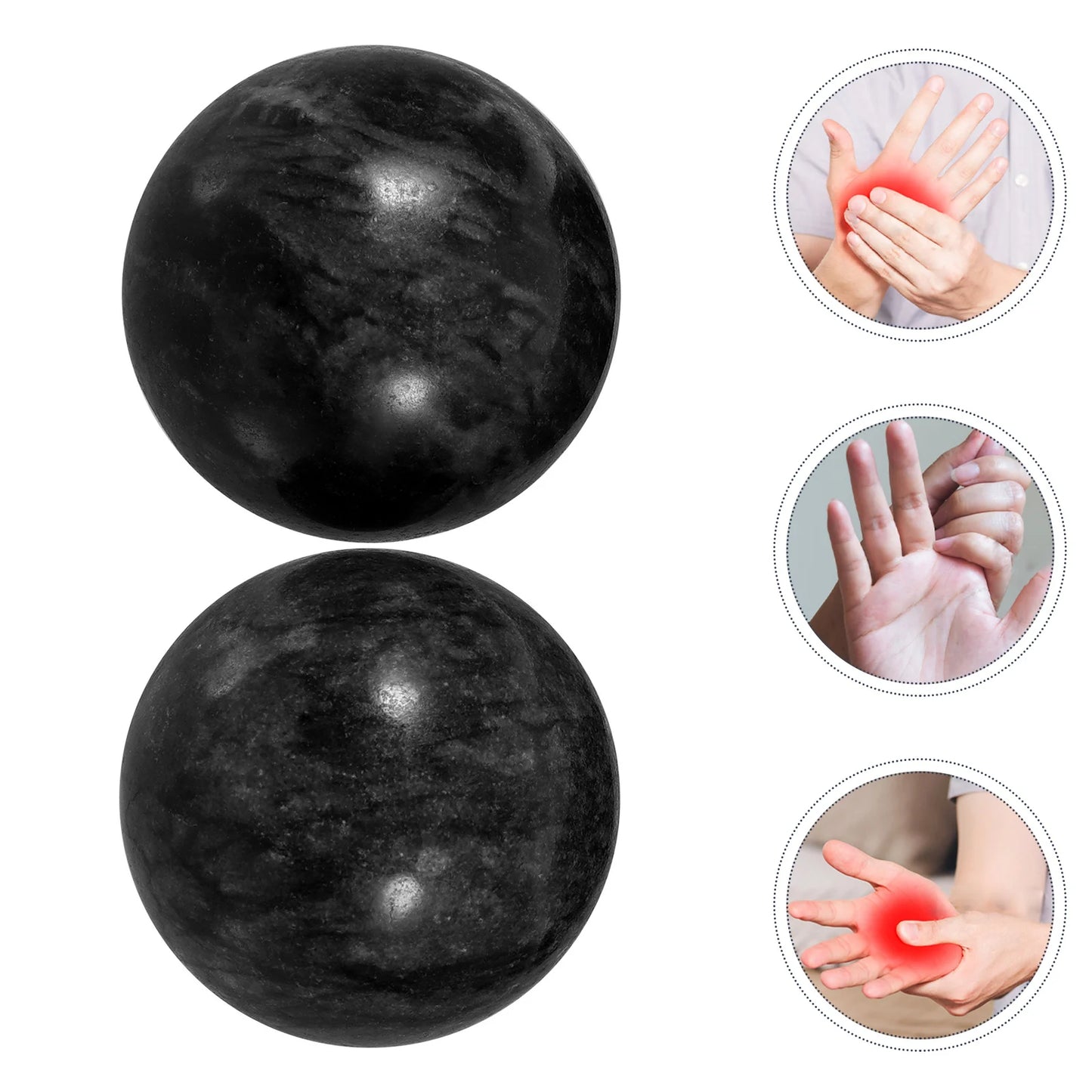 Balles anti-stress (Jade) Médecine chinoise, méditation, exercices des mains.   ///   Stress Balls (Jade) Chinese Health Meditation Exercise Hands