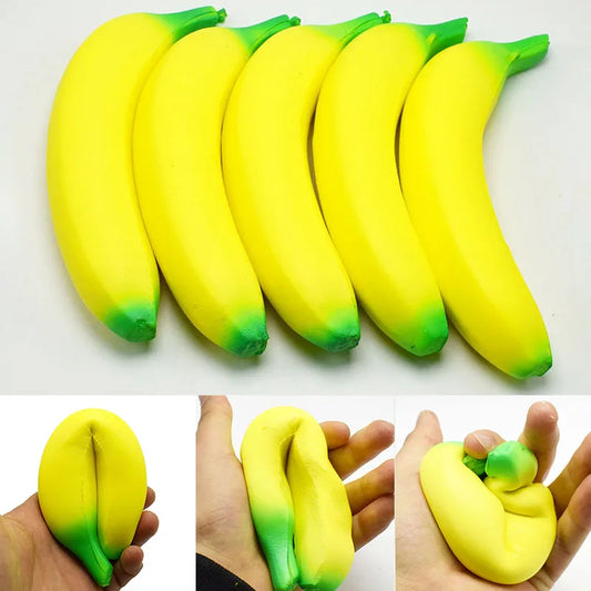 Balle anti stress en forme de Banane  /// Banana anti-stress ball