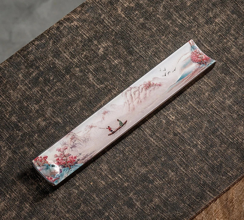Porte encens en céramique.   ///   Ceramic incense base