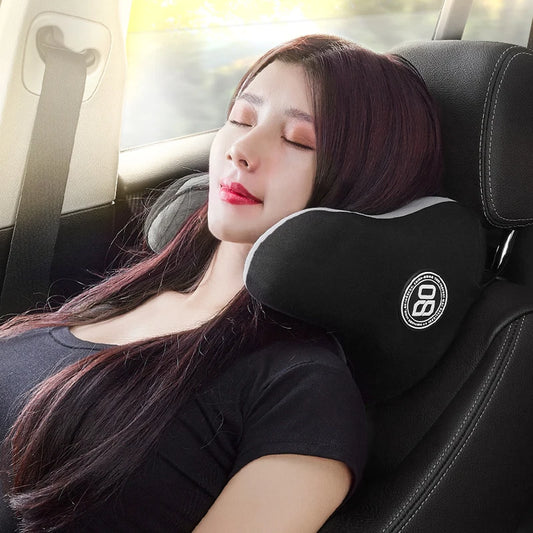 Oreiller de voiture a memoire de forme( reduction du stress)   ///   Shape memory car pillow ( Stress reduction)