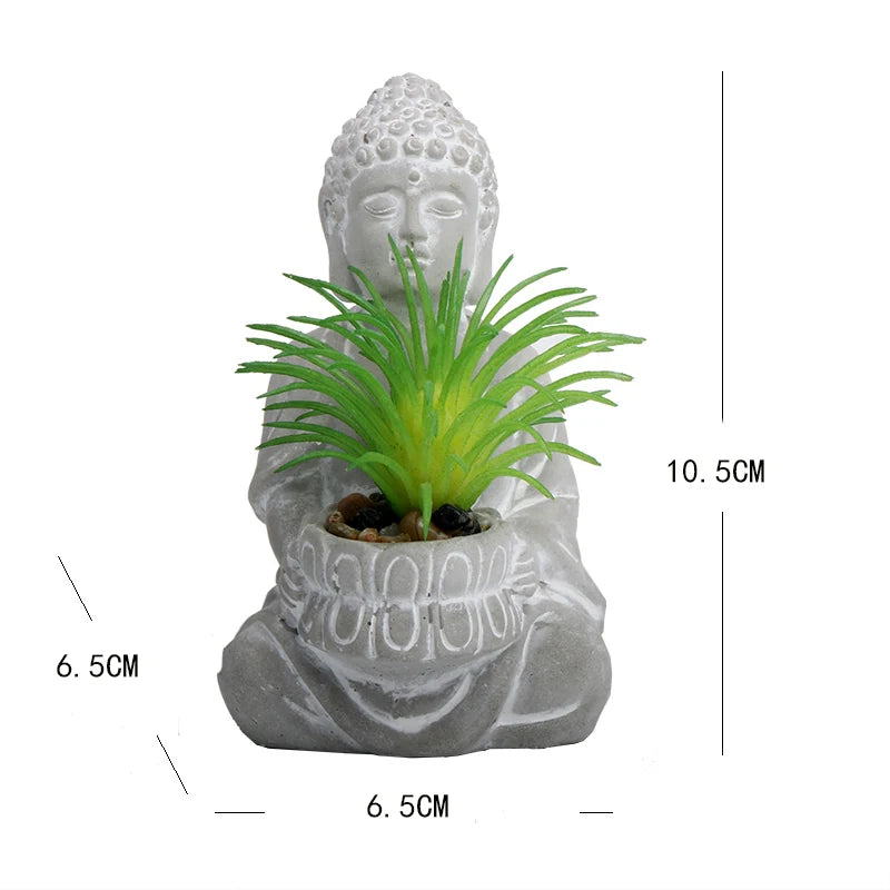 Decorations Buddha pour petites plantes intérieures ou extérieures.  ///   Buddha decorations for indoor or outdoor little plants