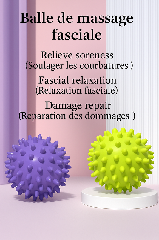Balle de massage hérisson.   ///   Hedgehog massage ball